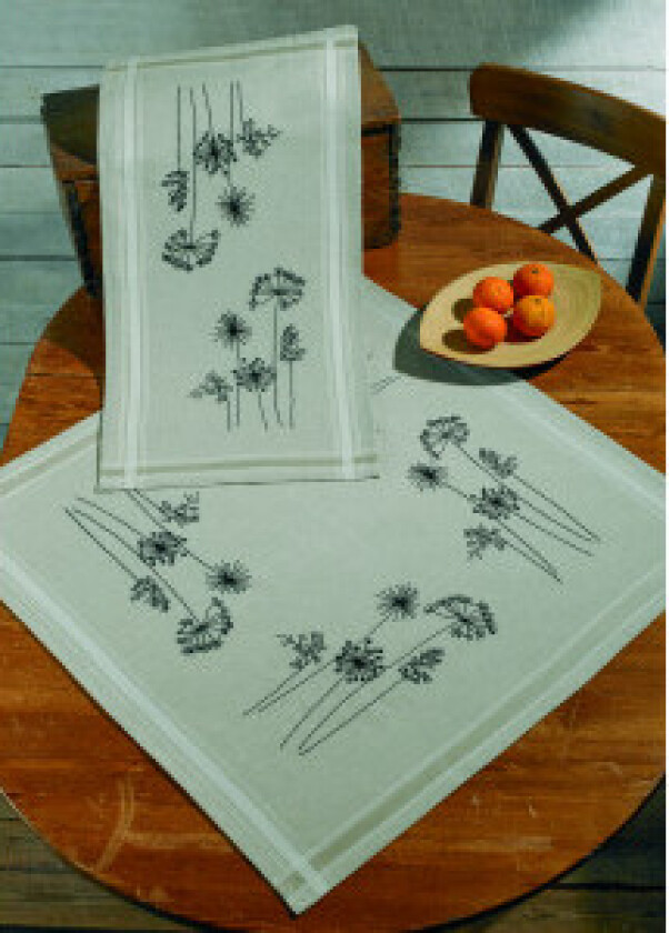 Broderisett Natur 40x80cm