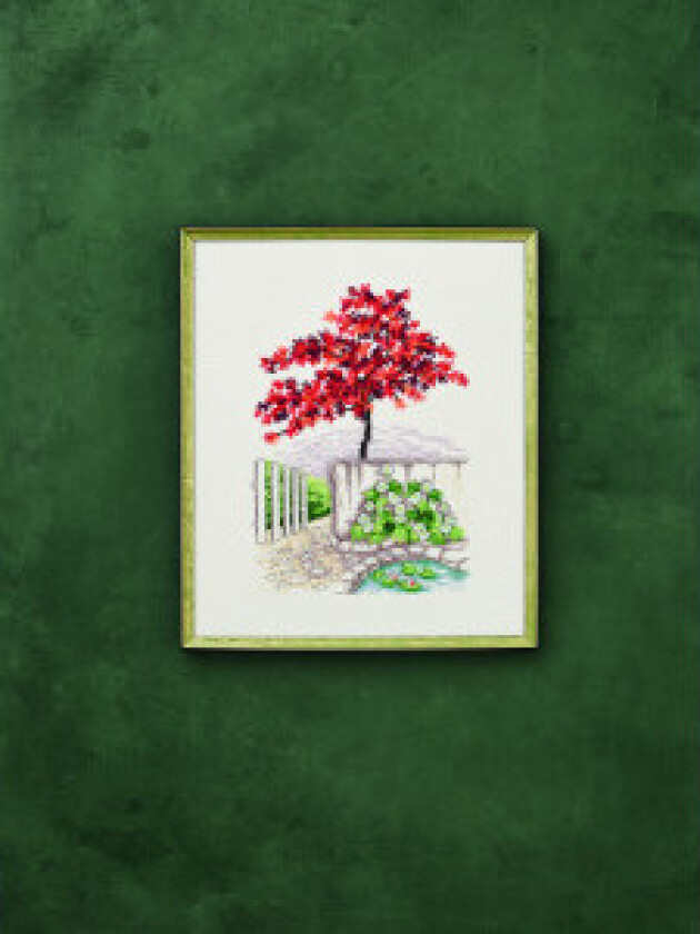 Broderikit Japansk lønn og brombær 43x36