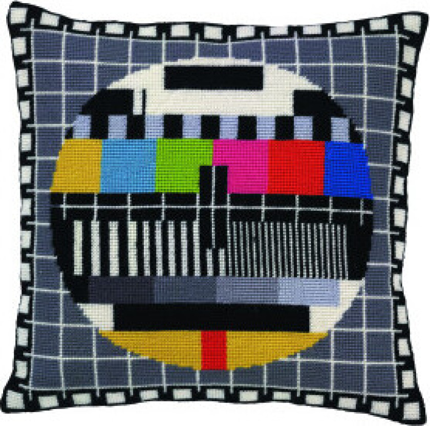 Broderikit Strutsepute TV-bilde 35x36cm