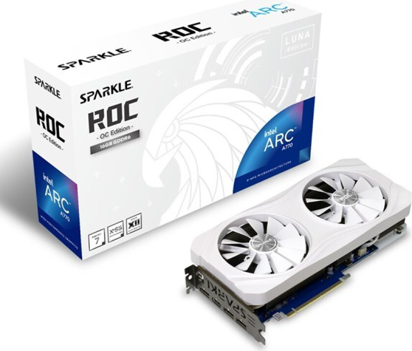 Arc A770 ROC Luna OC - 16GB GDDR6 RAM - Grafikkort