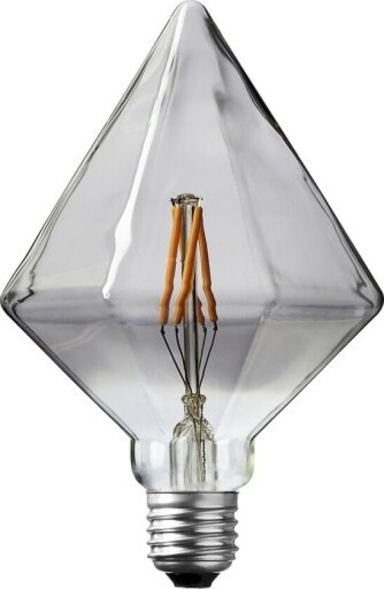 Nielsen Diamant LED 3W/822 (25W) E27, dimbar, røykfarvet