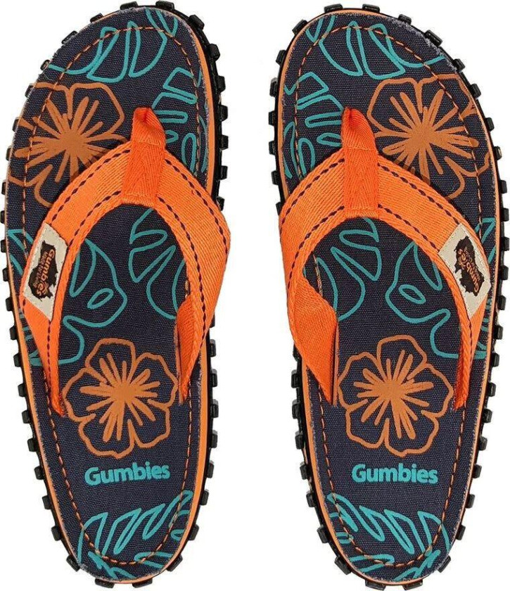 Unisex Islander Orange Hibiscus