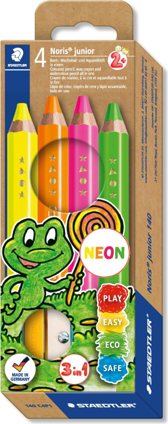 - Noris Junior Crayon, 4pcs (+2 years) (140 C4P1)