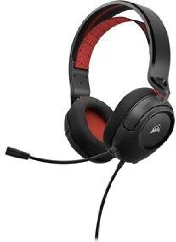 Corsair HS35 v2 Headset, Red