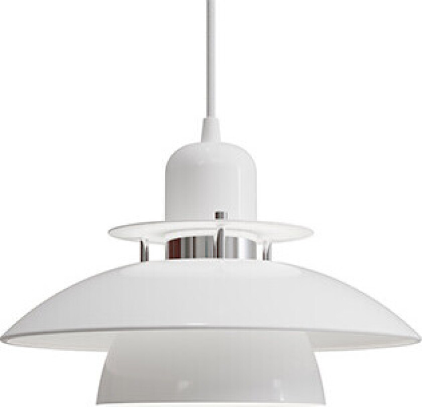 - Primus IV Pendel Ø28 Glossy White/Chrome
