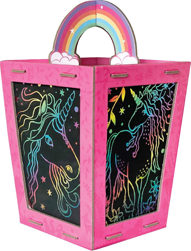 - Scratch Art Lantern - Totally Twilight Unicorns - (BC-1923)