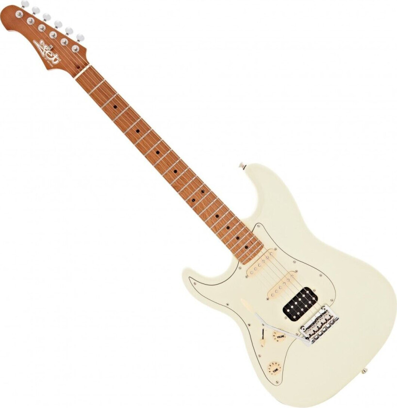JS-400 HSS Roasted Maple Left Handed Olympic White