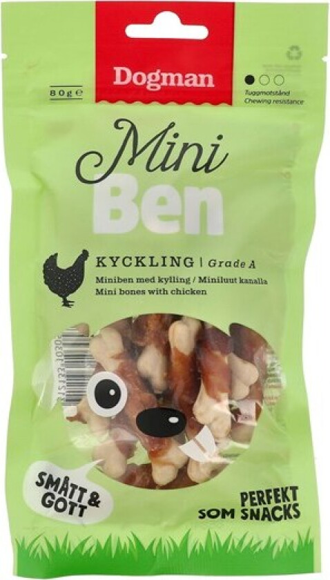 Miniben med Kylling 80g