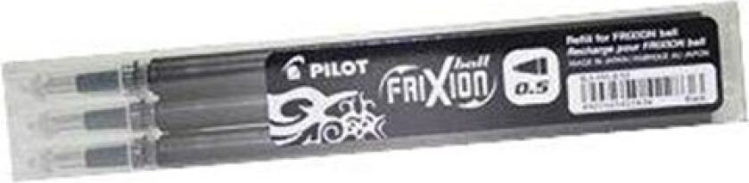 Bilde av Refill Kulepenn Frixion 0,5 Sort (3)