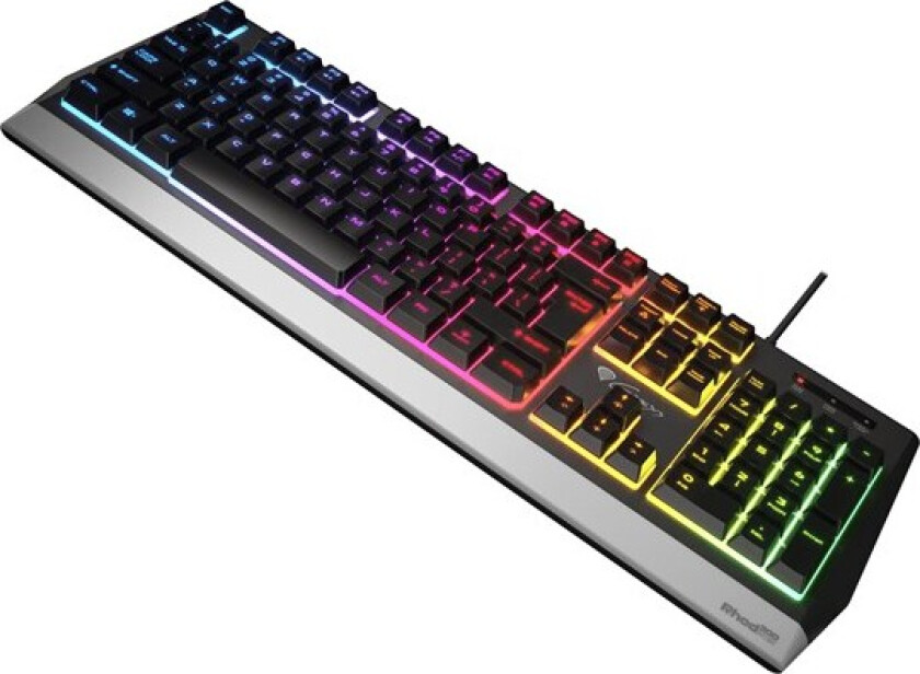 Rhod Series 300 RGB - Tastatur - Amerikansk Engelsk - Svart