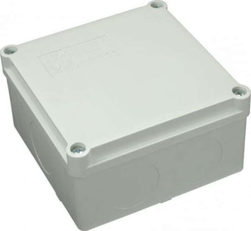 Hermetic surface-mounted box without glands IP56 gray 150 x 110 x 70mm (S-BOX 316)