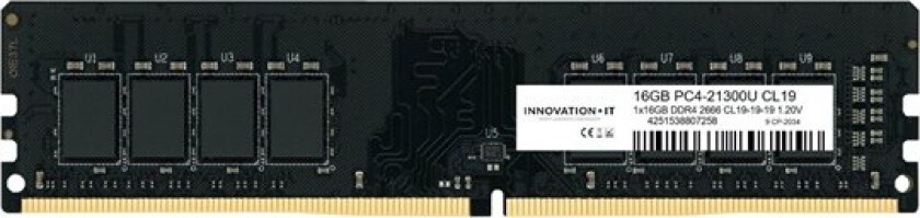 - DDR4 - module - 16 GB - DIMM 288-pin - 3200 MHz / PC4-25600