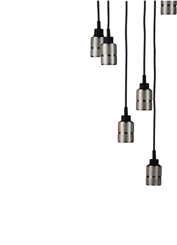 Hooked Pendant 6.0 Nude / Steel - 2m