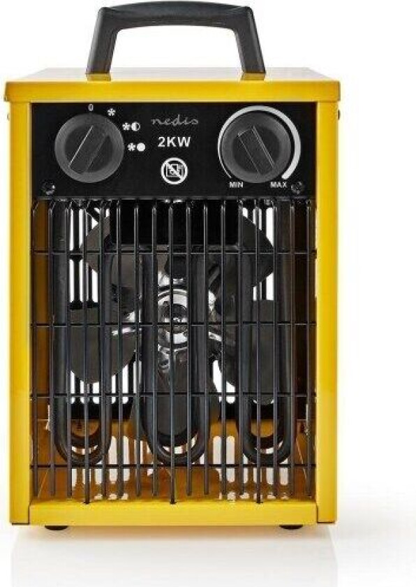 HTIF10FYW, Industriell varmevifte, 2000 W, Bærbar, 1000 W, Rustfritt stål, 20 m³