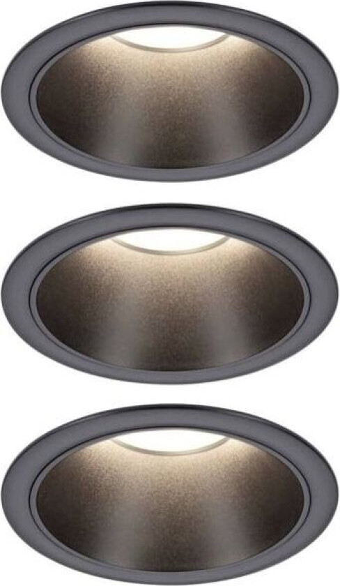 94869 Cole Coin Indbygningslys LED (RGB) 6 W Sort