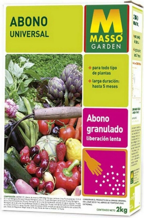 Ikke-organisk gjødsel Massó Granules Universal 2 L
