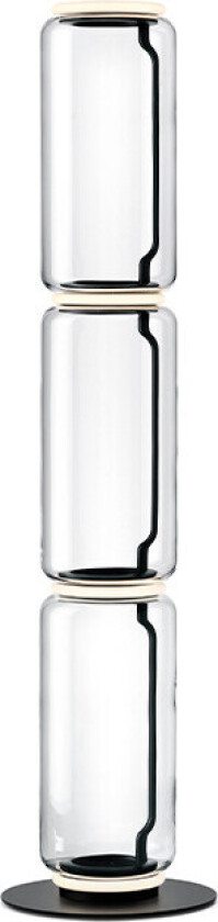 Bilde av Noctambule Floor - 3 High Cylinders - Small Base - Black