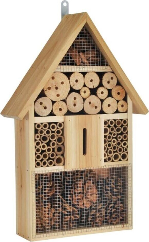 Insektshotell naturtre 31x10x48 cm
