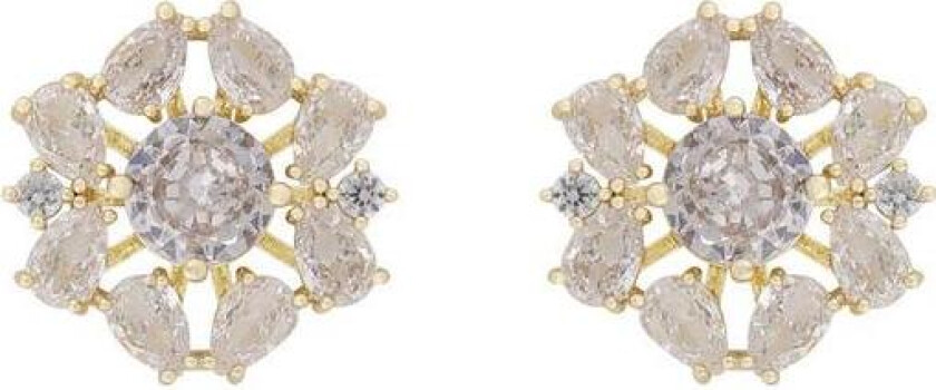 Snö Of Sweden Ellie Big Earring Gold/Clear