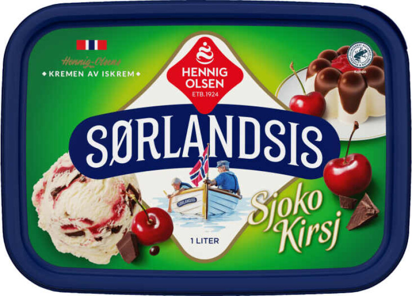 Sørlandsis Sjokokirsj 1l Hennig-Olsen Is