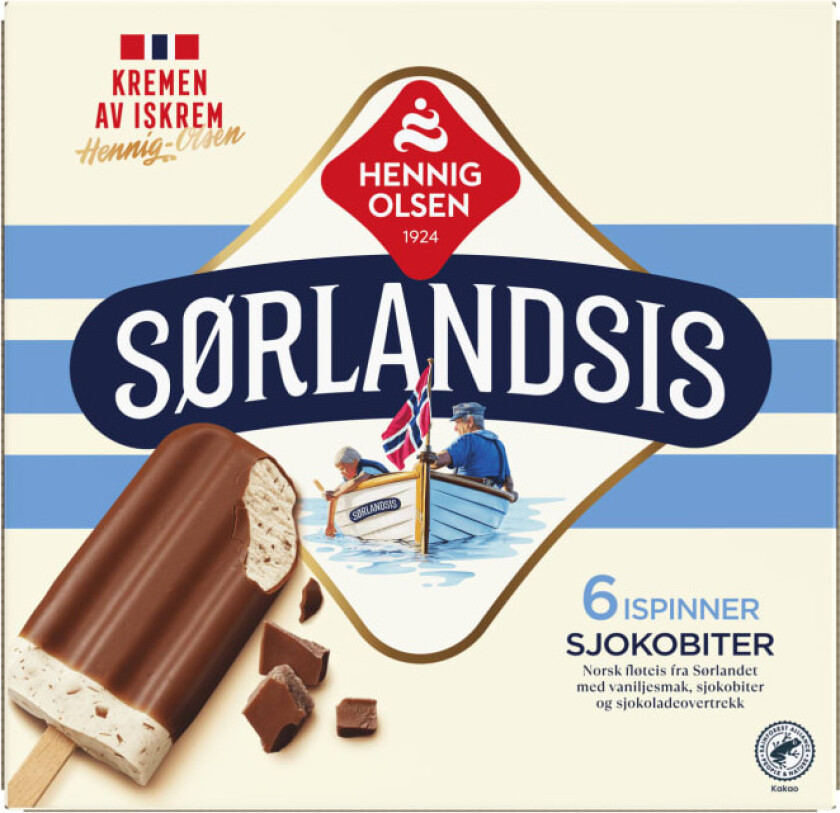 Sørlandsis Sjokobiter 6stk