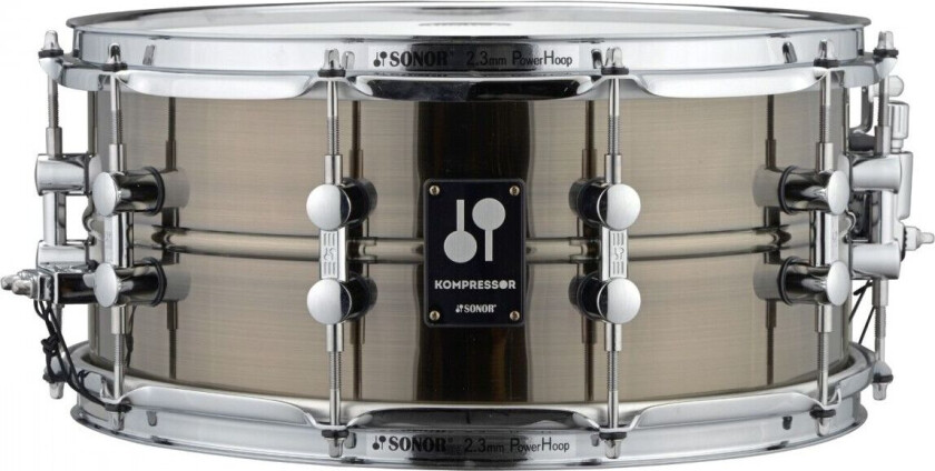 Sonor Kompressor 14 x 6.5 Black Nickel Brass Snare Drum