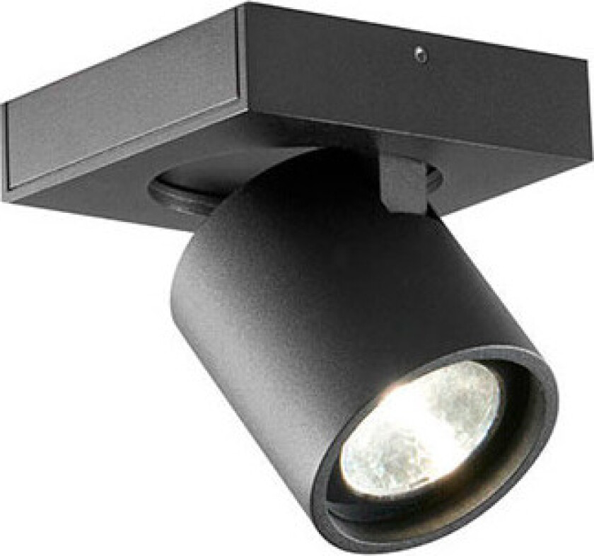 Light-Point Focus Mini 1 vegg- og taklampe Black, 2700 kelvin