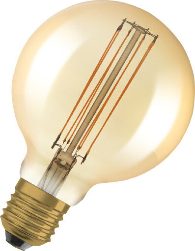 LED-lyspære Vintage 1906 Globe95 8,8W/822 (60W) Gold Dimmable E27