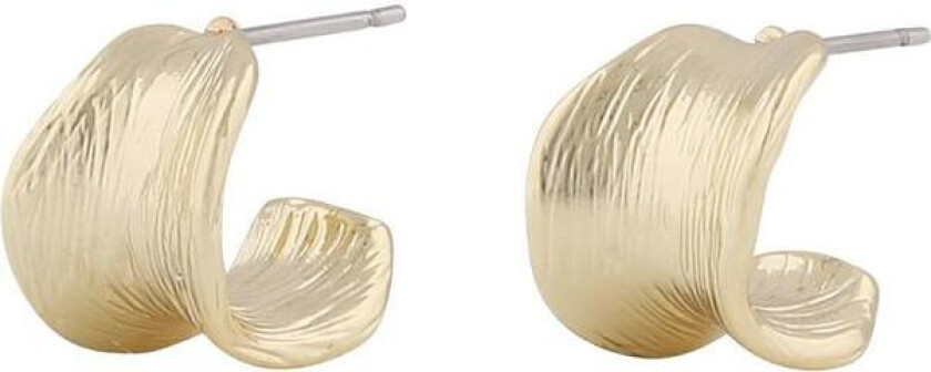 Snö Of Sweden Sanna Small Oval Earring Plain Gold