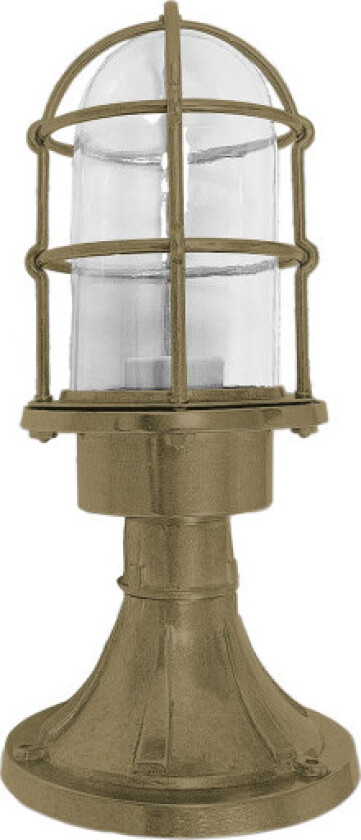 131 pidestall H30cm støpt messing IP44