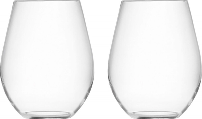 Stemless Red Wine Glass - Set Of 2