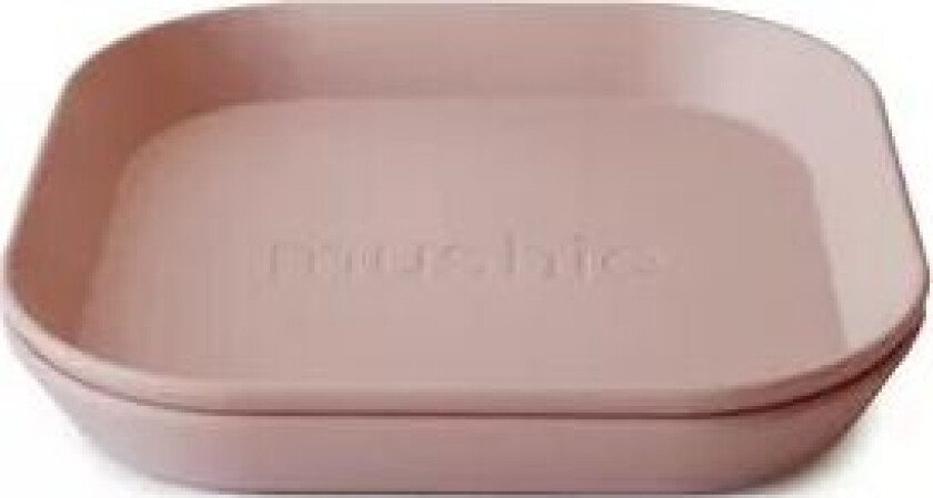 Tallerken Firkant Blush
