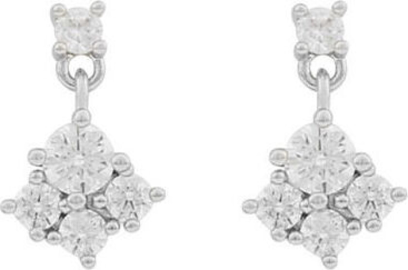 Snö Of Sweden Copenhagen Small Earring Silver/Clear