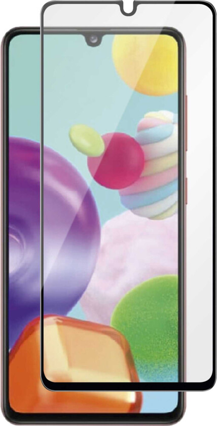 Full-Fit Premium Skjermbeskyttelse Galaxy A42 5g Svart Kant