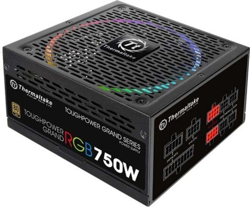 ToughPower Grand RGB 750W Gold Strømforsyning (PSU) - 750 Watt - 140 mm - 80 Plus Gold sertifisert