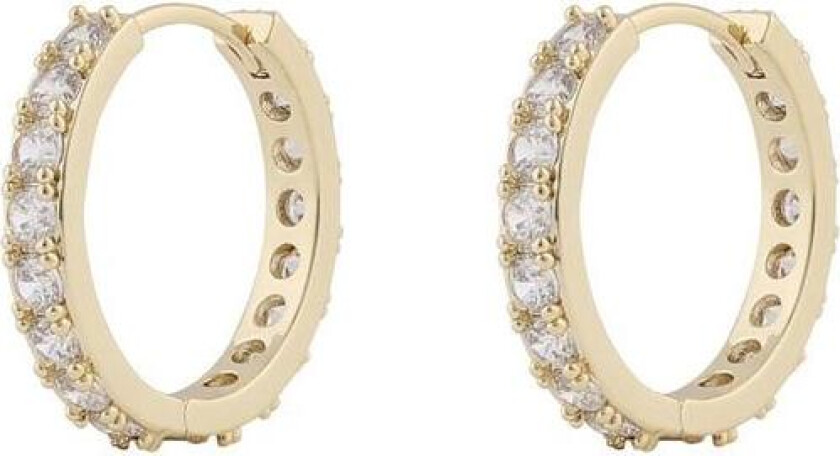 Snö Of Sweden Ellie Stone Ring Earring Gold/Clear
