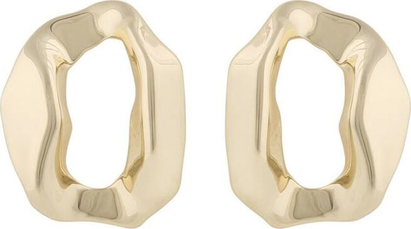 Snö Of Sweden Malibu Big Earring Plain Gold