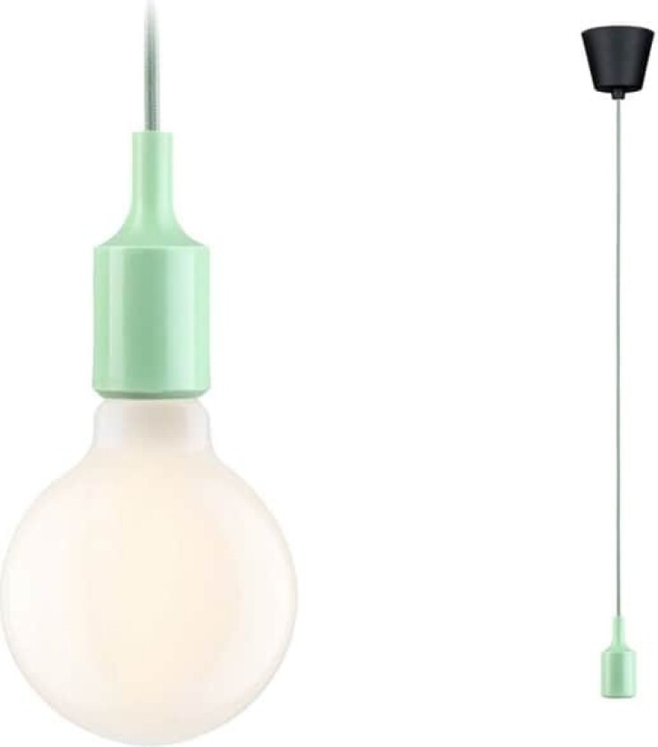 Neordic Ketil 78428 Pendullampe E27 Lysegrøn, Sort