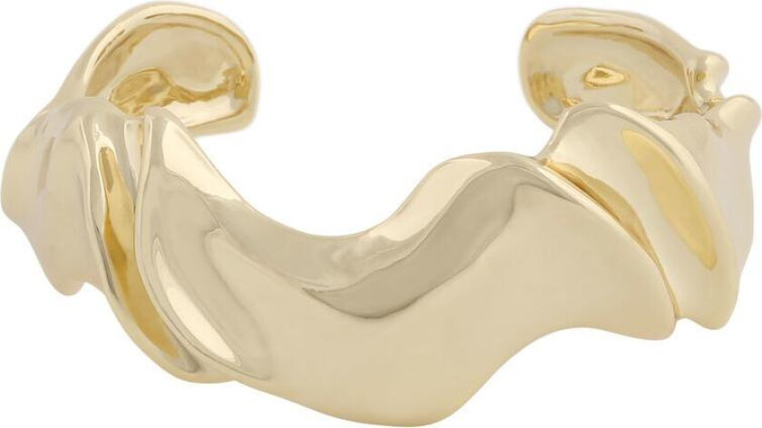 Snö Of Sweden Malibu Cuff Bracelet Plain Gold