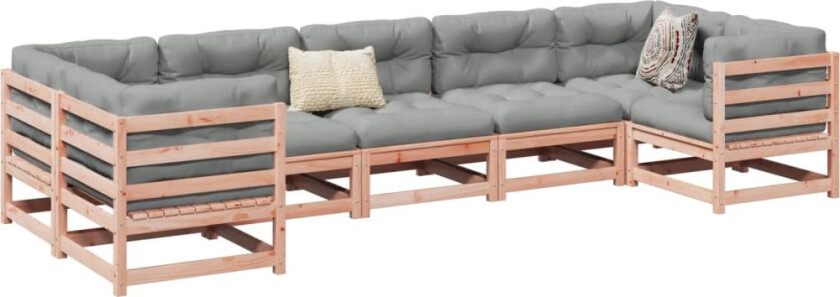 Hagesofasett 7 deler heltre douglasgran