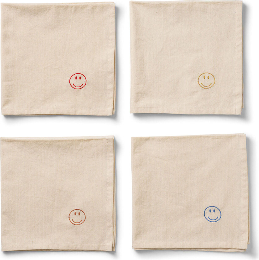 Napkin Set Happy