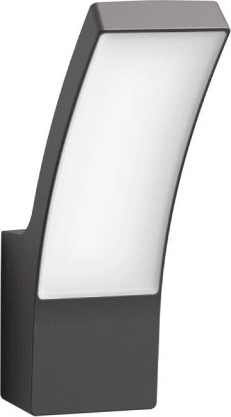 Splay Vegglampe 12W 4000K IP44, antrasitt