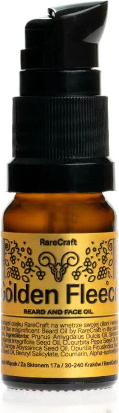 Rarecraft Golden Fleece, Beard Oil 10 Ml