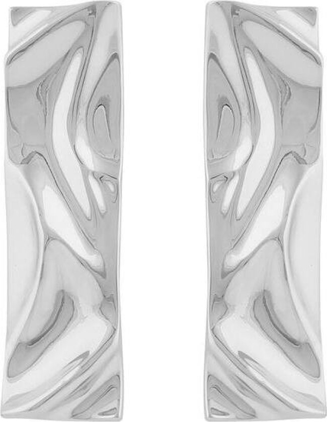 Snö Of Sweden Malibu Long Earring Plain Silver