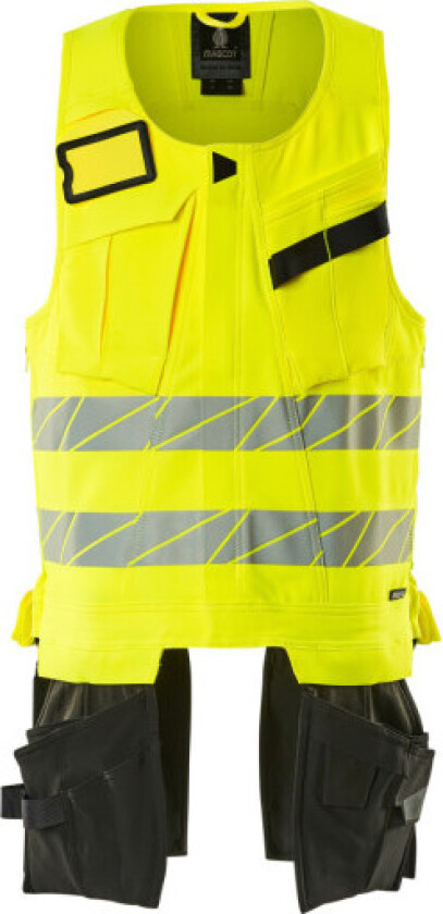 VERKTØYVEST, 2XL, HI-VIS GUL/SO