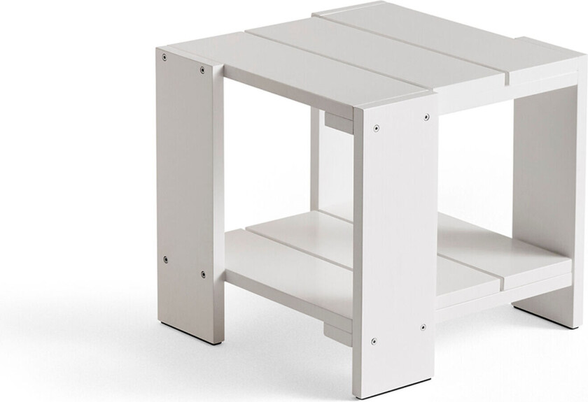 Crate Side Table / White