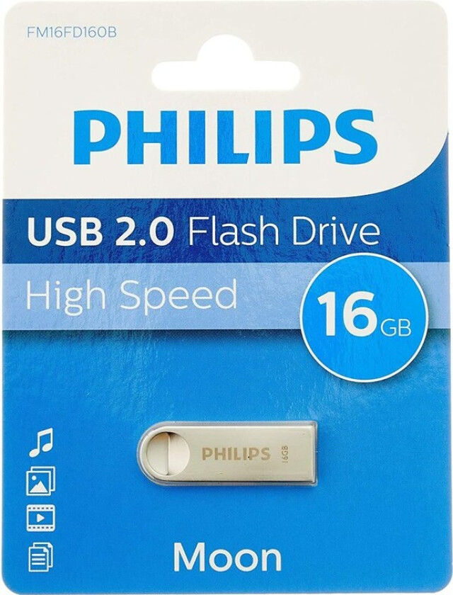 USB Flash Drive. 16GB. Moon edition 2.0 - 16GB - Minnepenn
