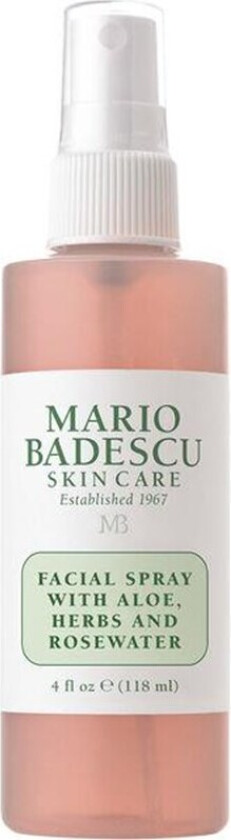 Facial Spray Aloe, Herbs & Rosewater 118ml