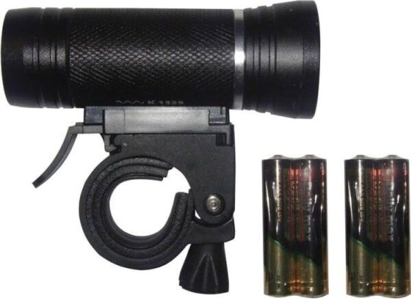 19045001 Cykel lys LED (RGB) Batteridrevet Sort