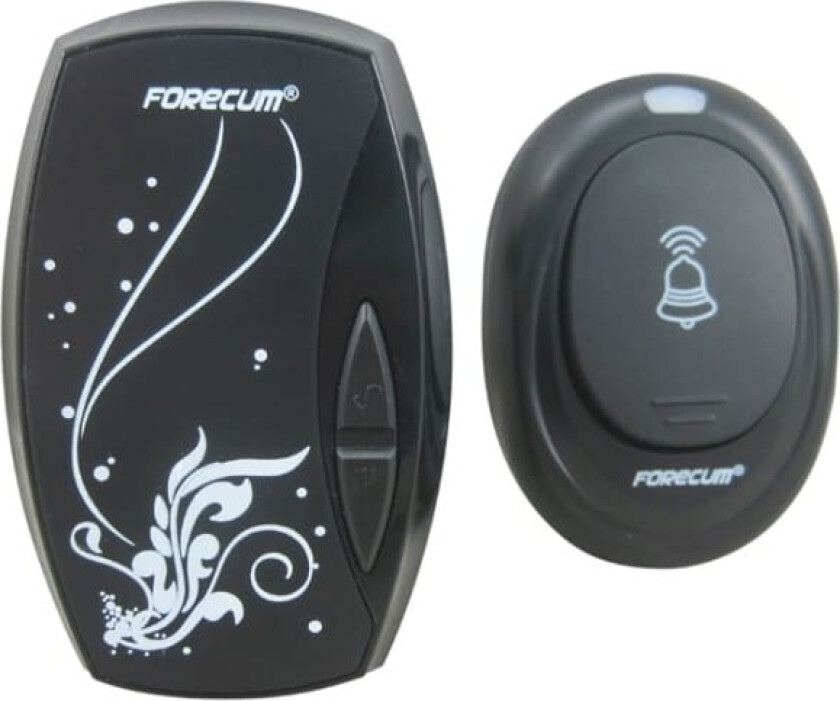 Trådløs dørklokke, 230V, 100m